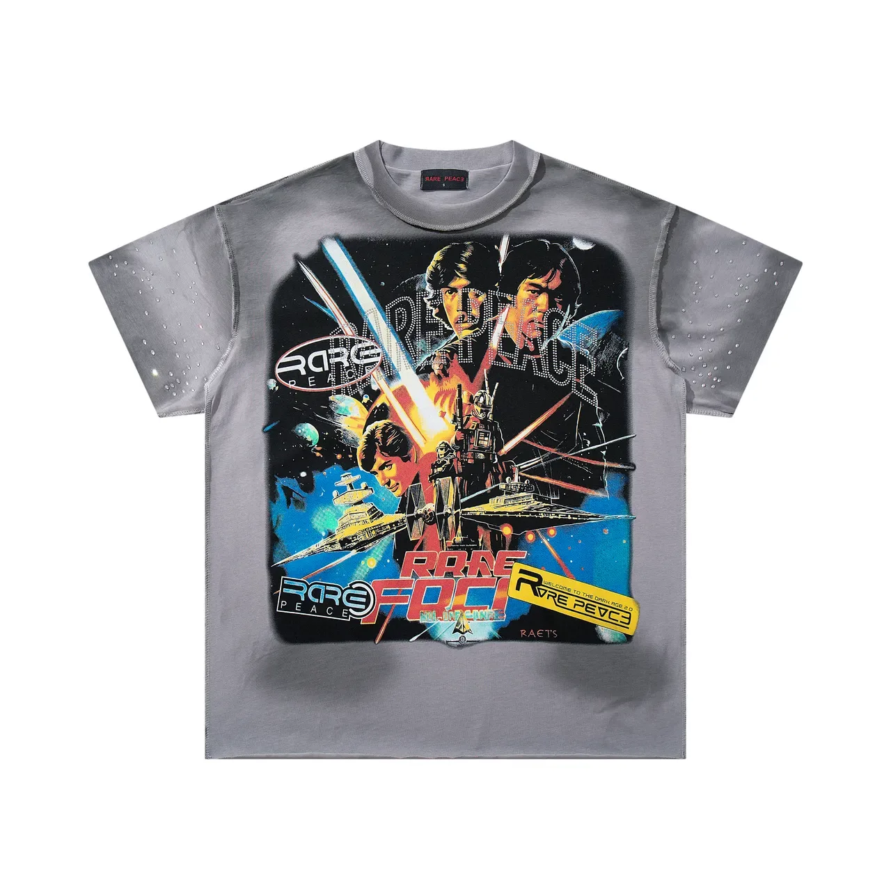 Camiseta oversize con estampado gráfico Rare Peace Beginning of the End 2