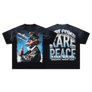 تيشيرت أوفرسايز جرافيك Rare Peace