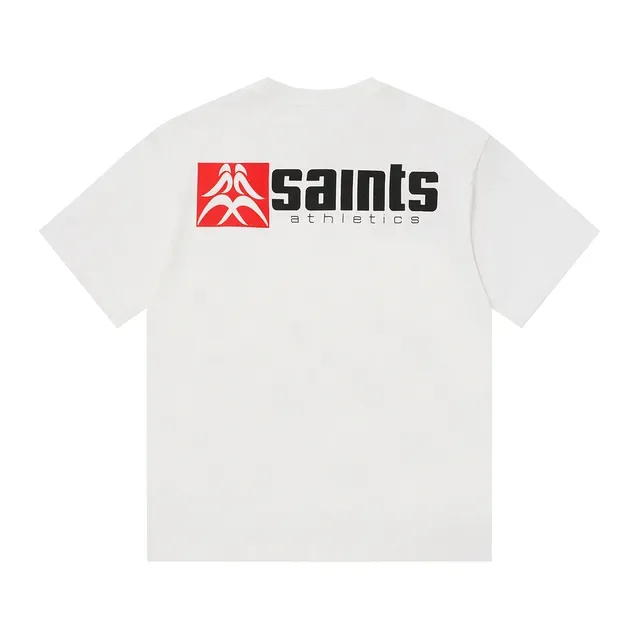 Saints Athletics Graphic Print Oversized T-Shirt 4