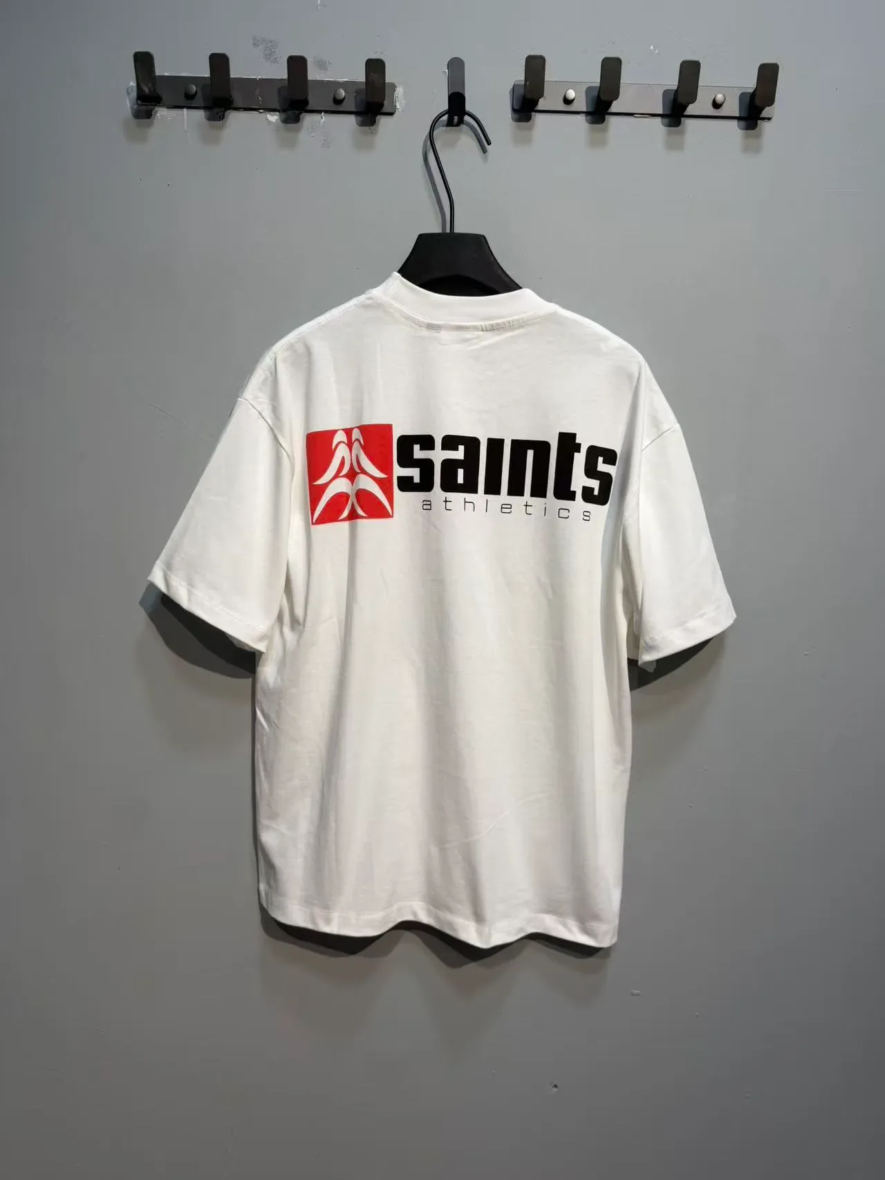 Saints Athletics Graphic Print Oversized T-Shirt 6
