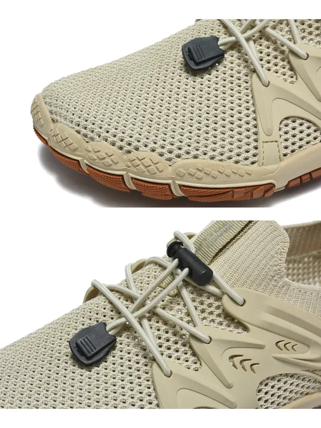 SREGLEK Wading Shoes Unisex Breathable Mesh Lifestyle Sneakers 4