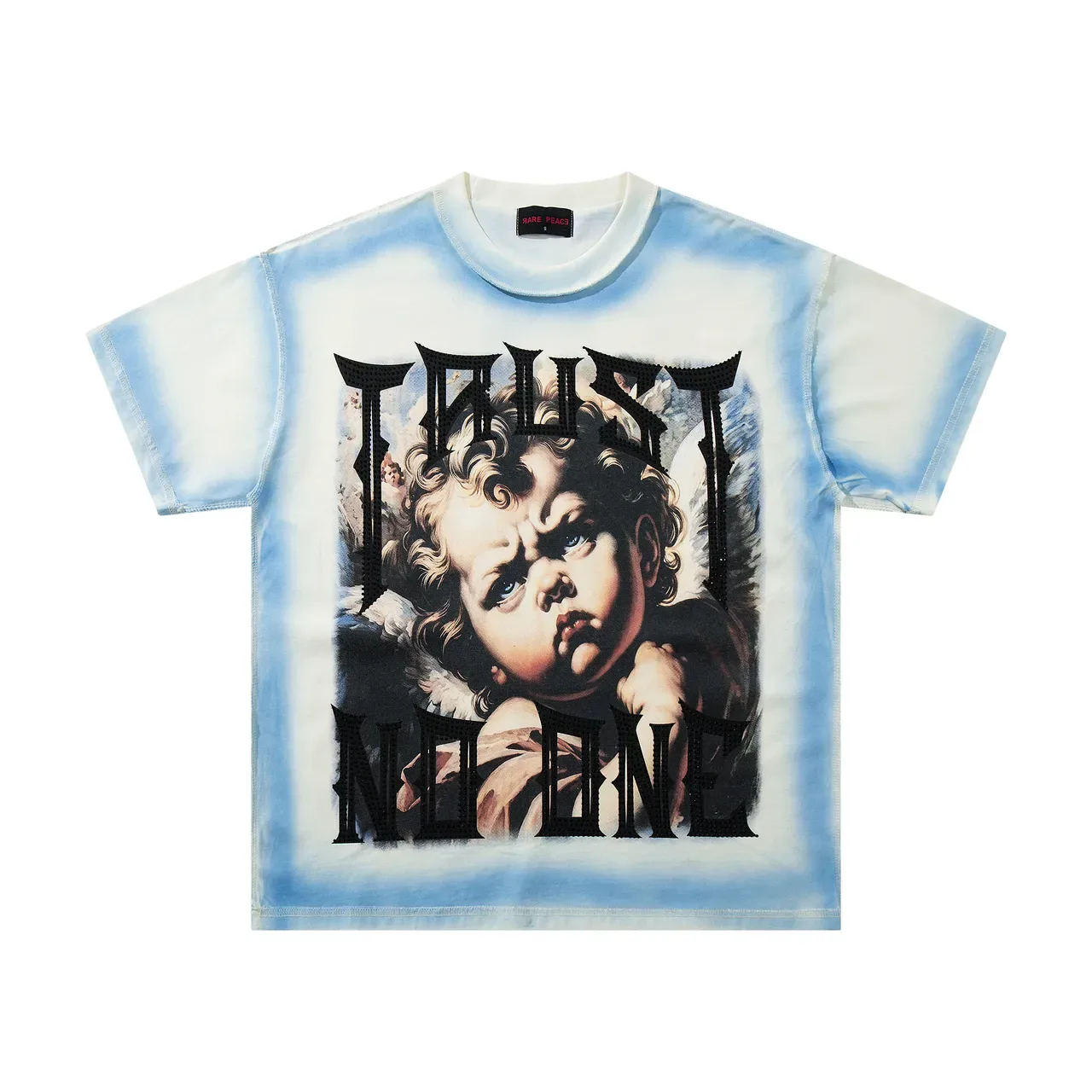 Tie-Dye Graphic Print Oversized T-Shirt 4