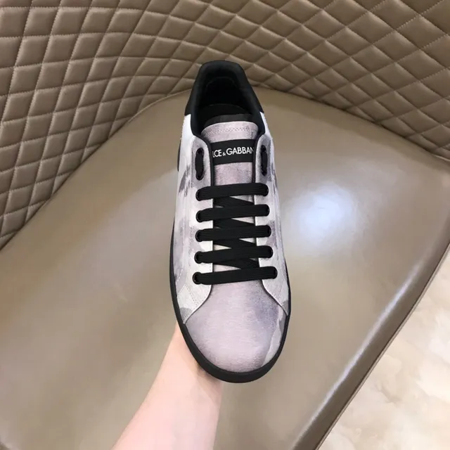 White and Gray Marble-Print Platform Lifestyle Sneaker 4