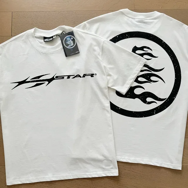 White Graphic Print Front and Back Logo T-Shirt 7