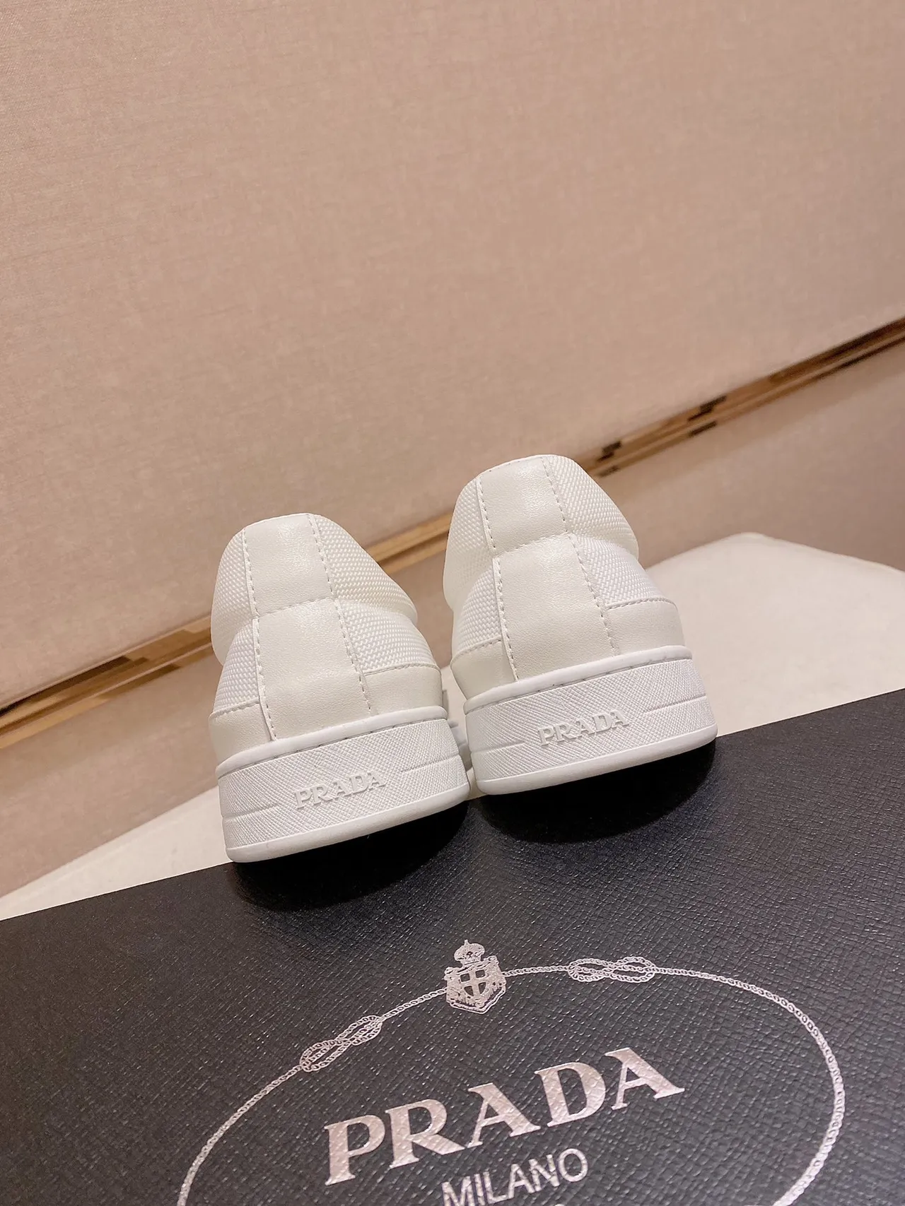 White Slip-On Textured Knit Platform Casual Shoe 6