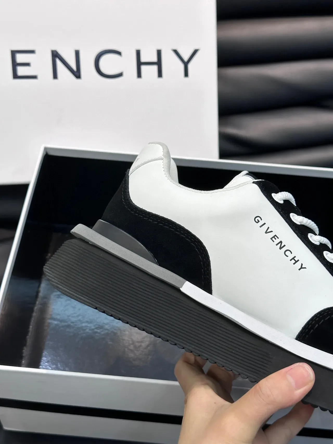 Givenchy City Sport White and Black Lifestyle Sneakers 6