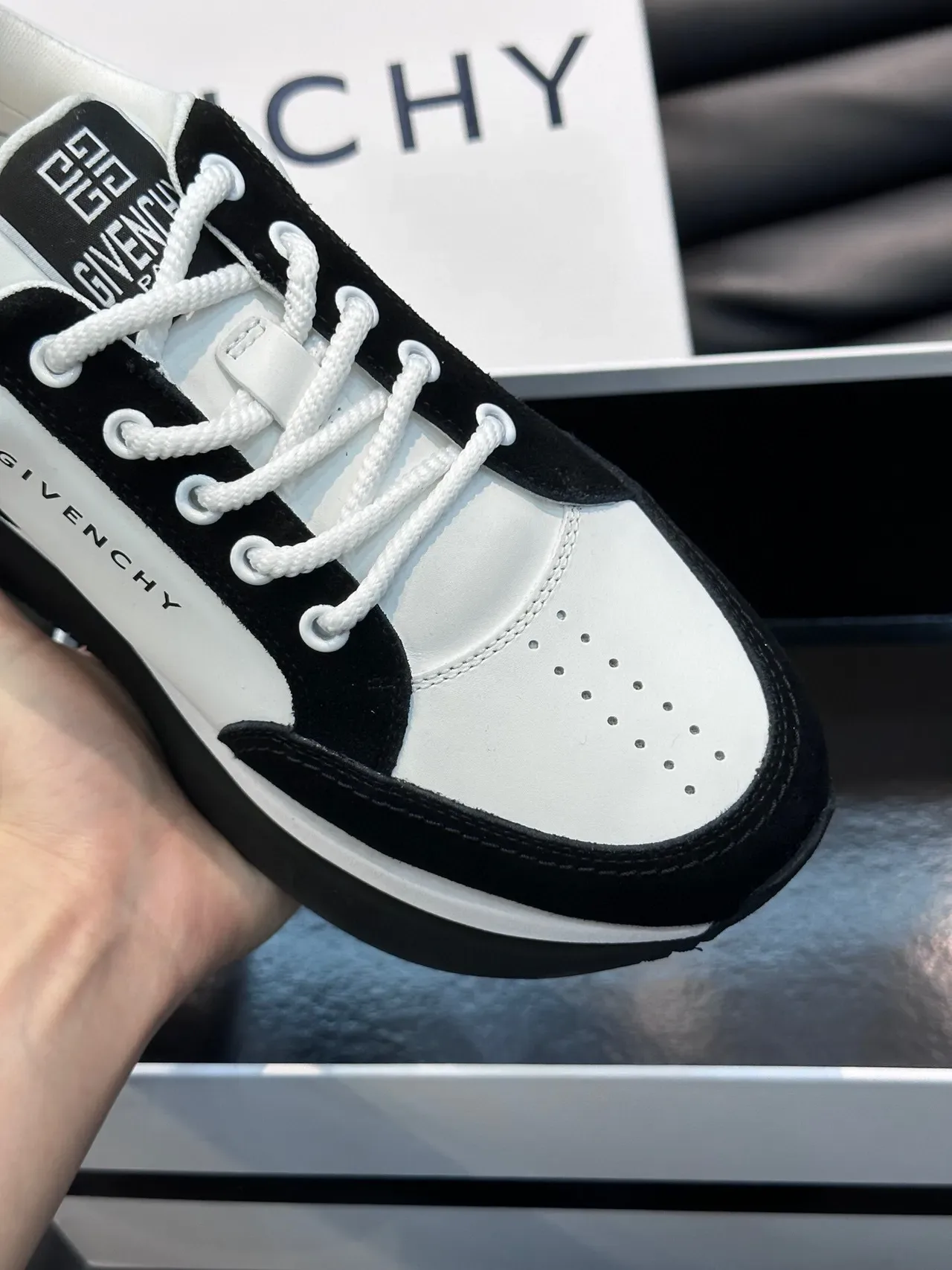 Givenchy City Sport White and Black Lifestyle Sneakers 7