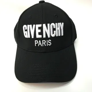 Givenchy Logo Embroidered Black Baseball Cap