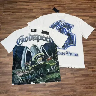 Godspeed Graphic-Print Oversized T-Shirt