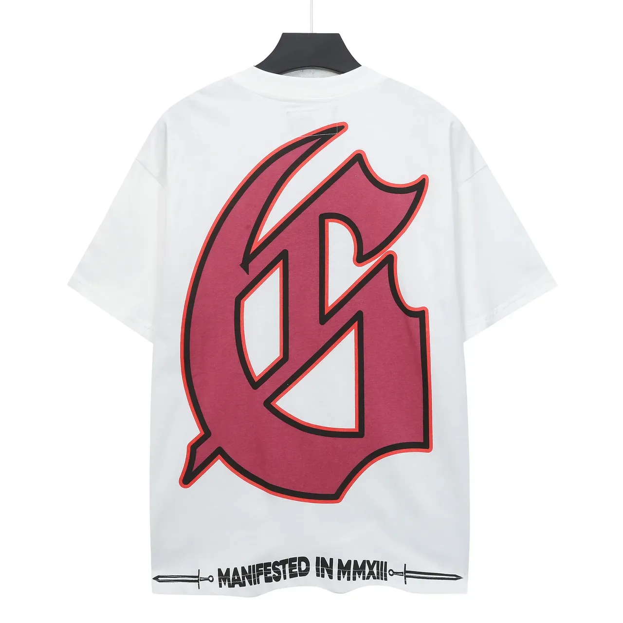 T-shirt oversize Godspeed graphique casque tête de mort 3
