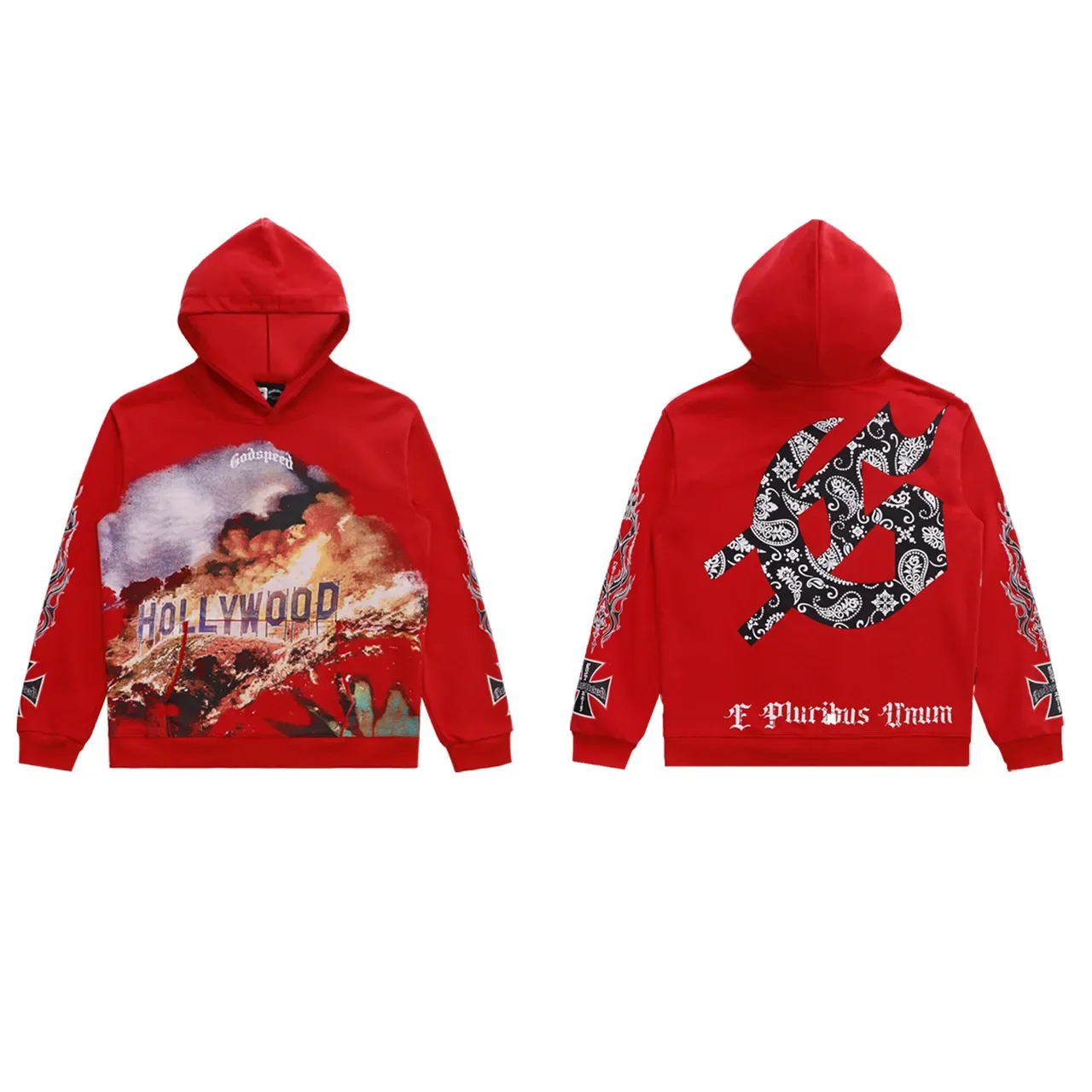 Godspeed Hollywood Hoodie com estampa gráfica 2