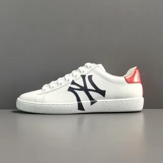 Gucci Ace New York Yankees Blancos Negros Rojos Zapatillas Lifestyle