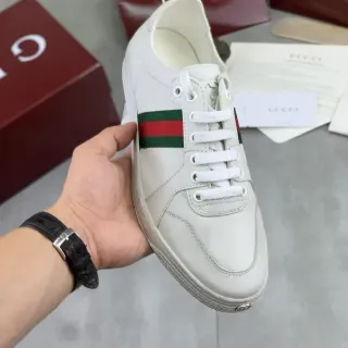 Gucci Ace Zapatillas Lifestyle Blancas con Rayas Web