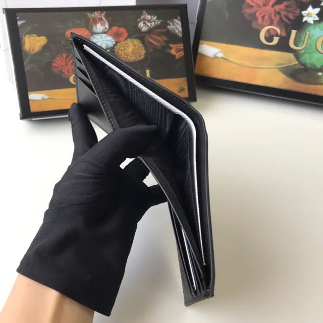 Gucci बेज काला GG Supreme Canvas इंब्रॉइडरी भेड़िये का सिर छोटा बटुआ 2