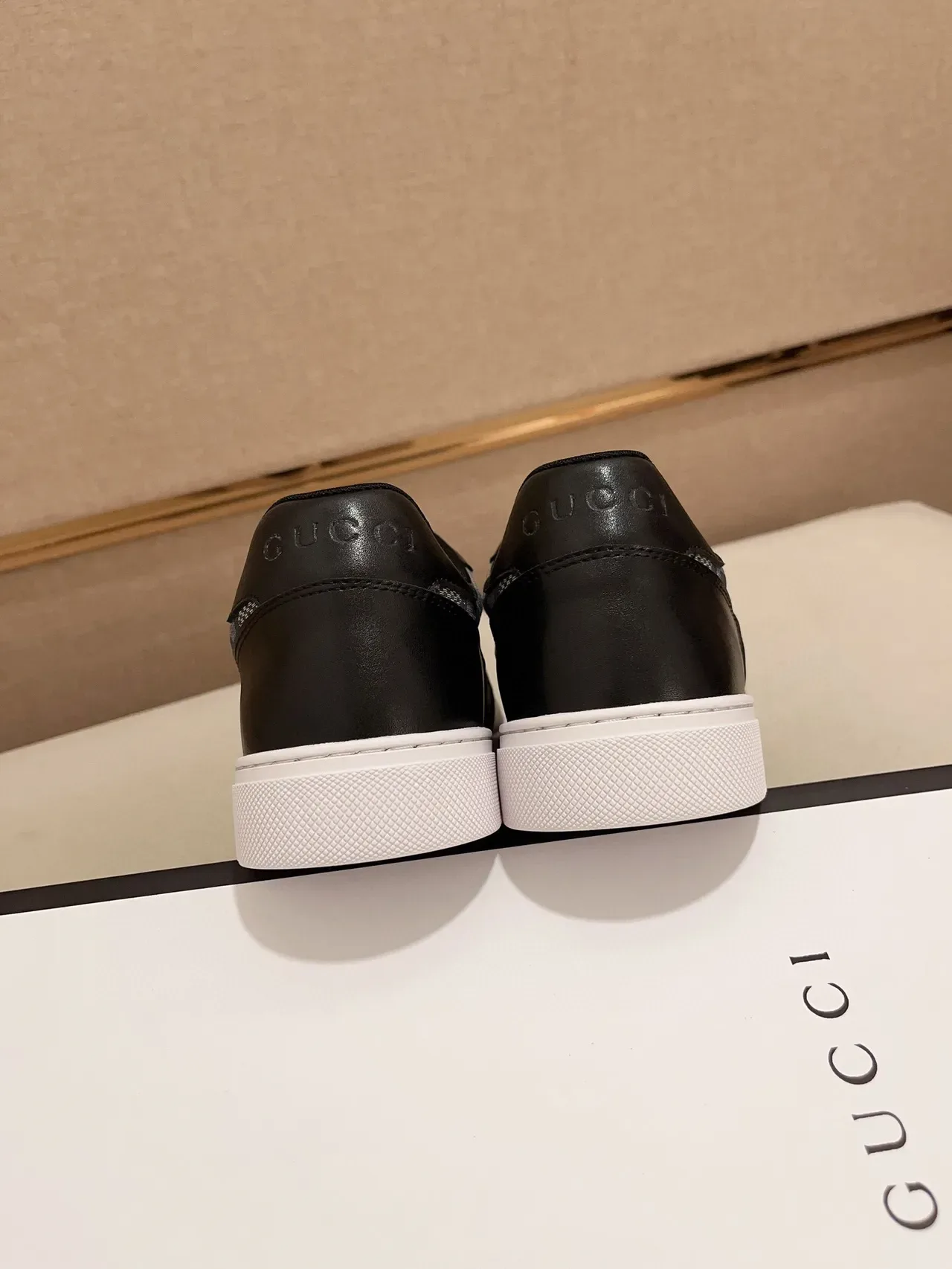 Gucci Black Multicolor GG Monogram Canvas Leather Accents Lifestyle Sneakers 7