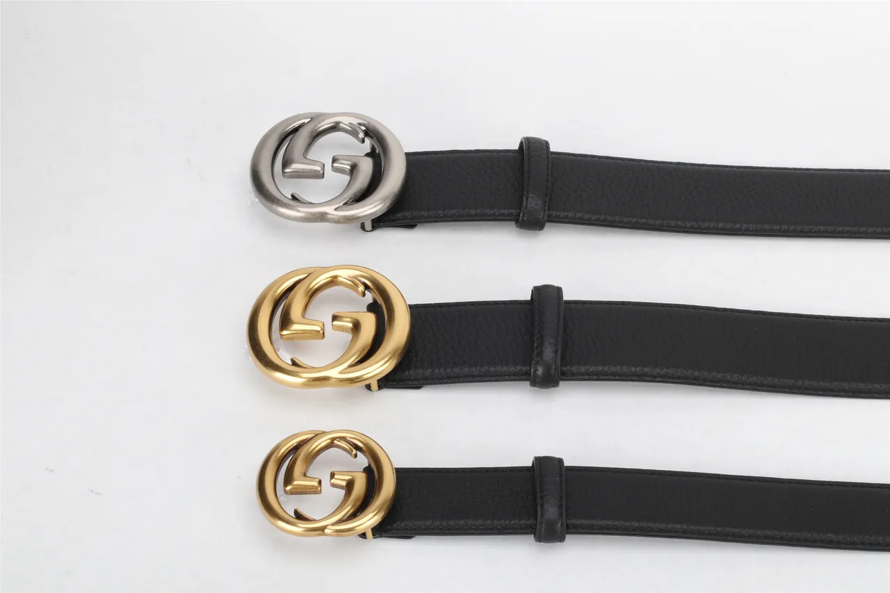 Gucci GG Marmont حزام جلد أسود مقرمش 3