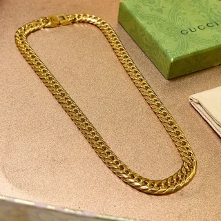 Gucci collier Curb-Link en or