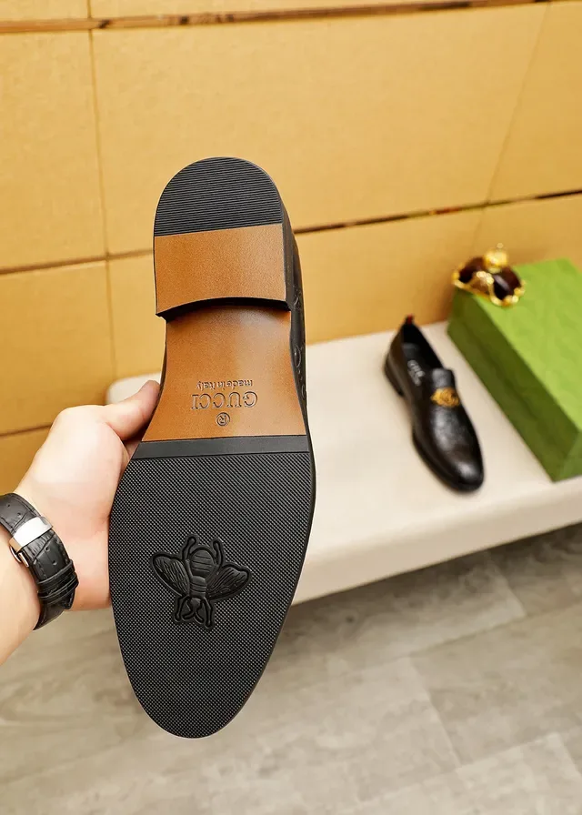 Gucci Horsebit 1955 Noir Embossé GG Mocassins 2