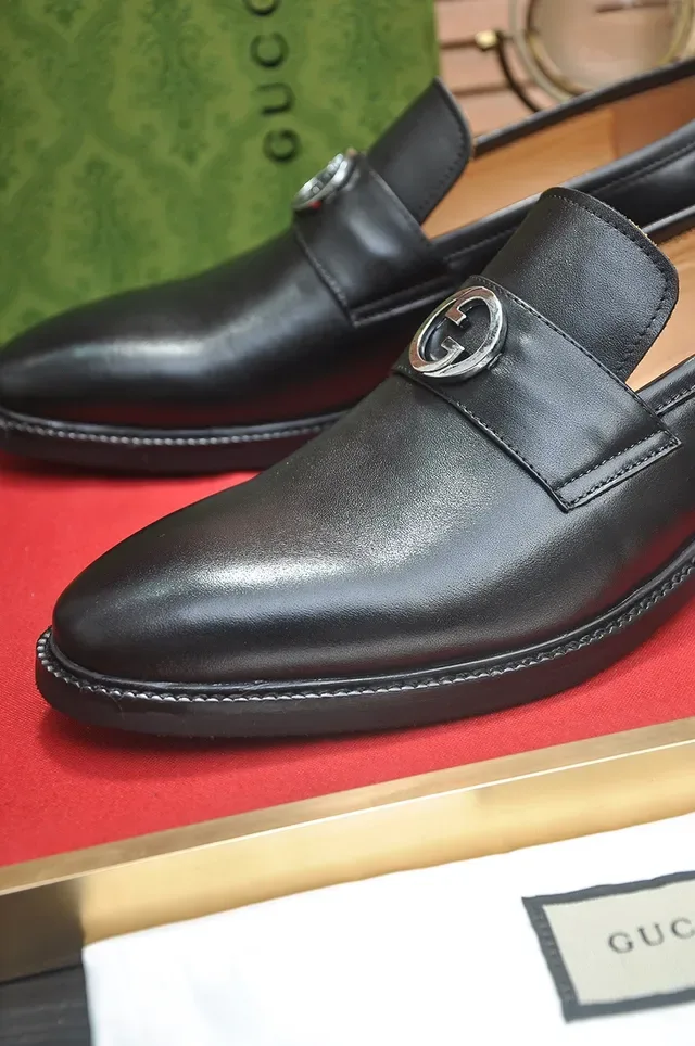 Gucci Horsebit 1955 काले चमड़े के हॉर्सबिट लोफर्स 2