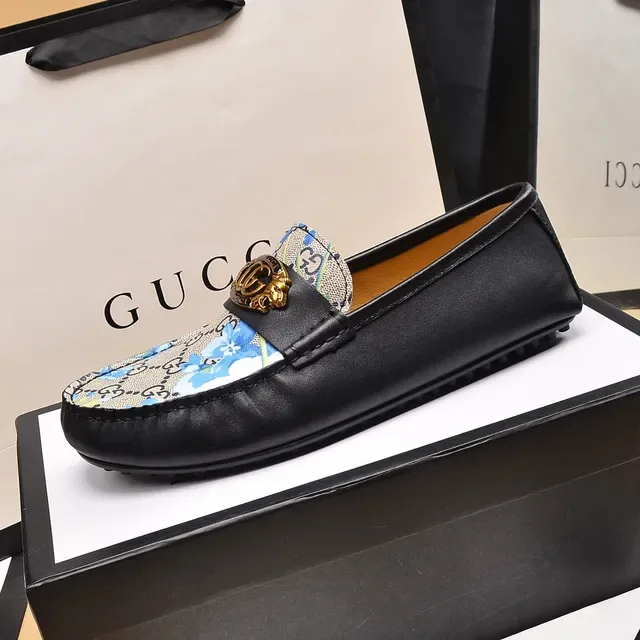 Gucci Horsebit 1955 mocasins de lona GG floral 5