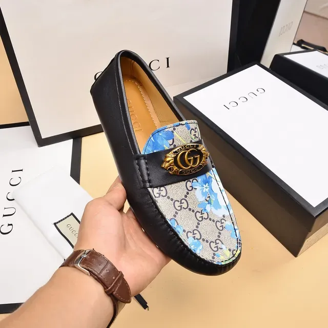 Gucci Horsebit 1955 mocasins de lona GG floral 6