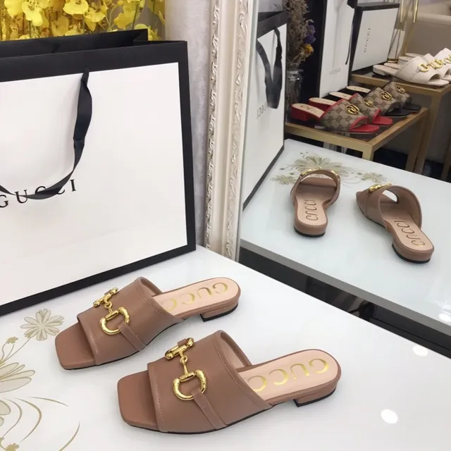 Gucci Horsebit 1955 Couro Tan Horsebit Buckle Babuchas 4