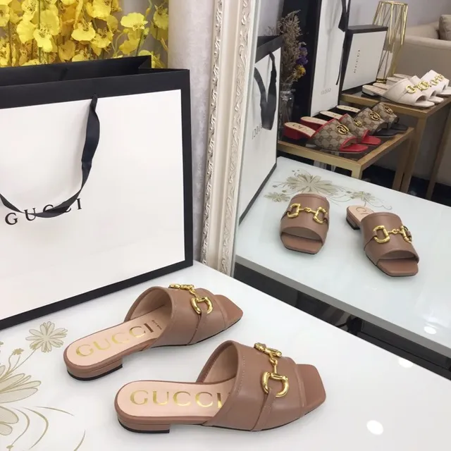 Gucci Horsebit 1955 Couro Tan Horsebit Buckle Babuchas 6