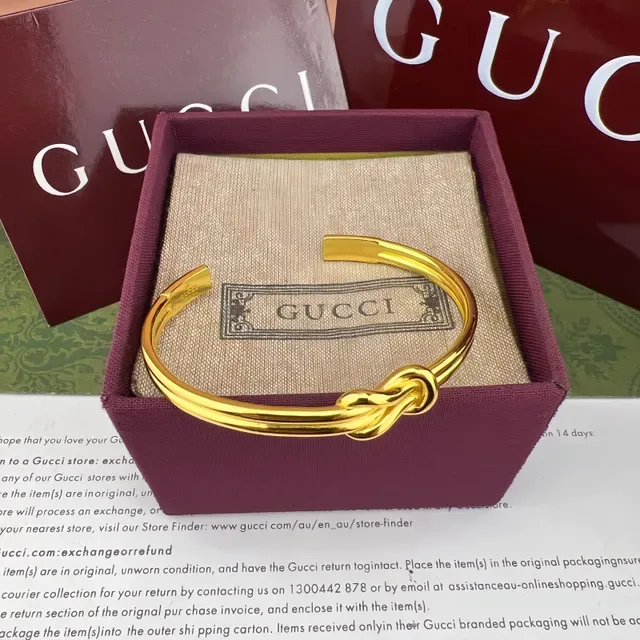 Anillo Gucci Nudo Entrelazado Plata Pulida 5