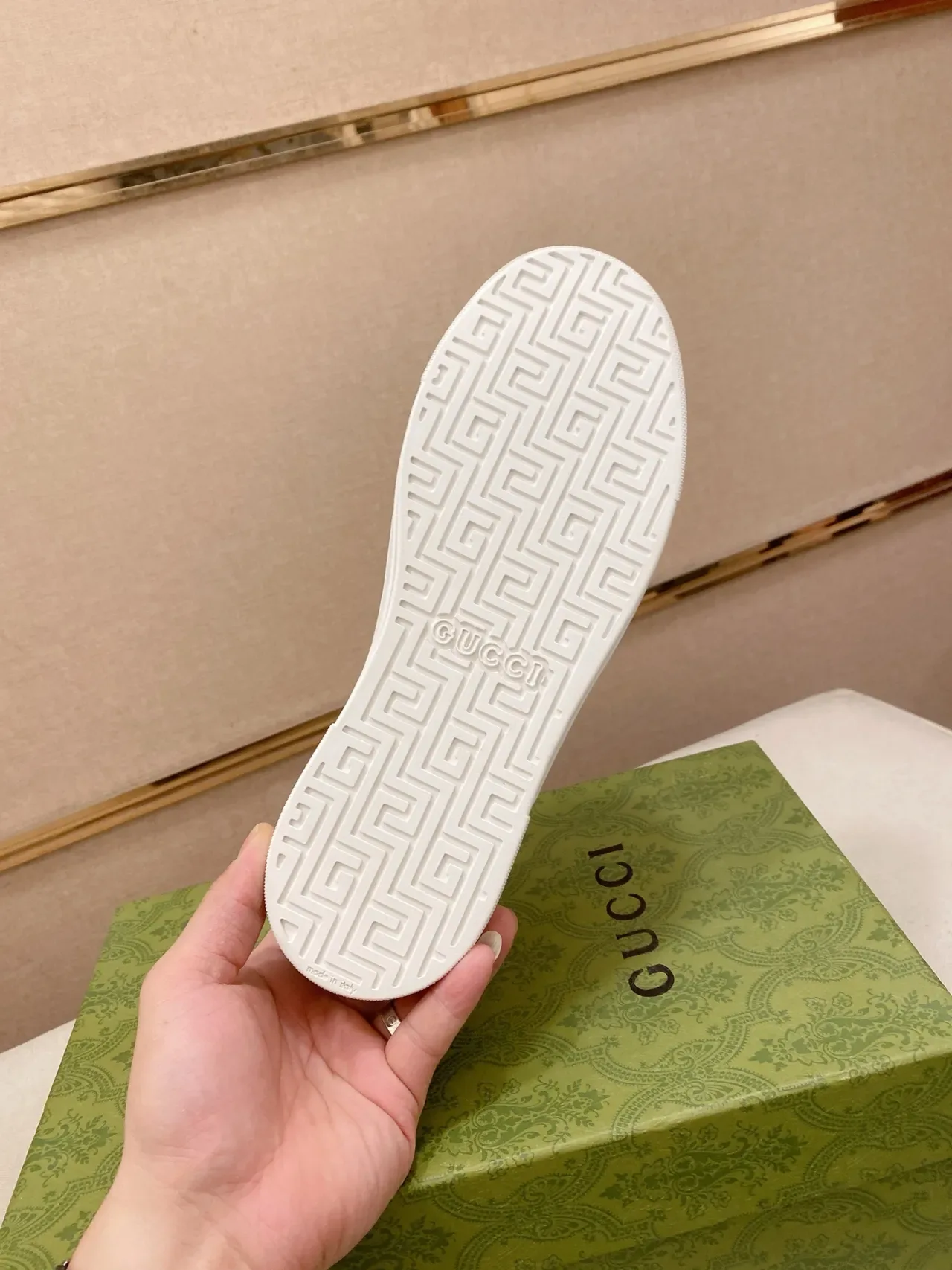 Gucci Monogram Suede Low-Top Sneaker 3