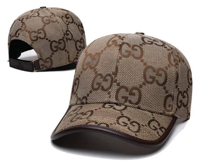 Gucci 印花结构黑色棒球帽 6