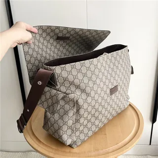 Gucci Ophidia বেইজ ব্রাউন মোনোগ্রাম ক্যানভাস ফ্ল্যাপ-ফ্রন্ট মেসেঞ্জার ব্যাগ 7