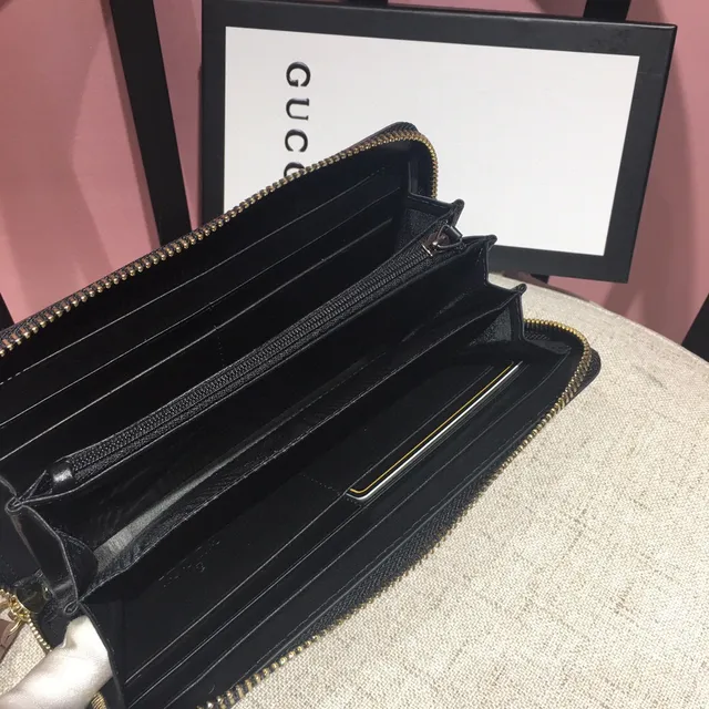 Gucci Ophidia GG Monogram Web Stripe محفظة طويلة 5