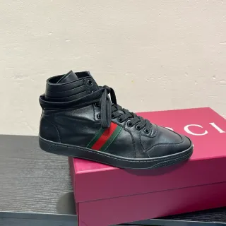 Gucci Screener Black Red Green Web Stripe zapatillas lifestyle