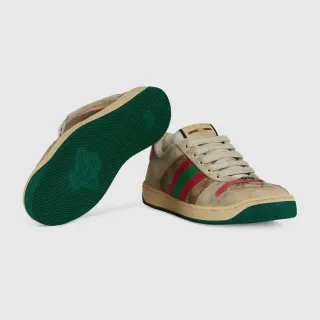 Gucci Tennis 1977 beige verde rojo rayas web zapatillas lifestyle