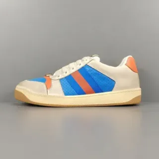 Gucci Tennis 1977 Zapatillas Lifestyle Azul Naranja Web