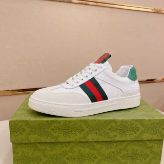 Gucci Tennis 1977 blanco verde rojo Web Stripe Lifestyle Sneakers