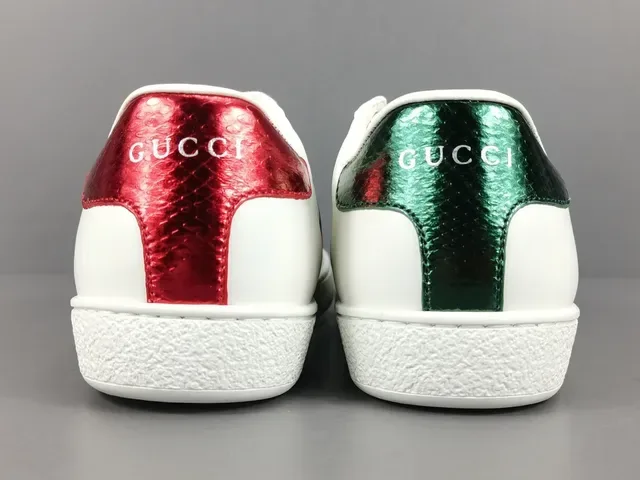 Gucci Tennis 1977 أبيض أحمر أخضر قلب أسلوب حياة حذاء رياضي 5