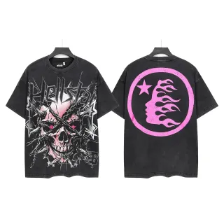 Hellstar Acid-Wash Graphic Print Oversized T-Shirt