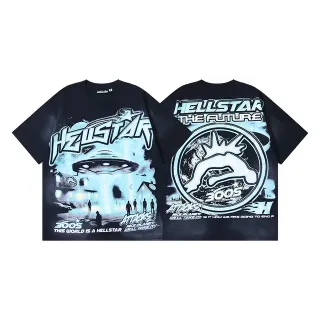 Hellstar Double-Sided UFO Graphic Oversized T-Shirt