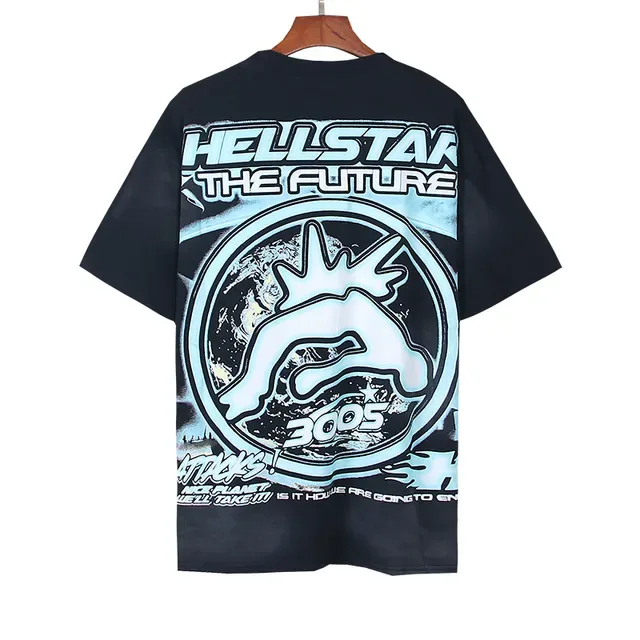Hellstar Double-Sided UFO Graphic Oversized T-Shirt 6