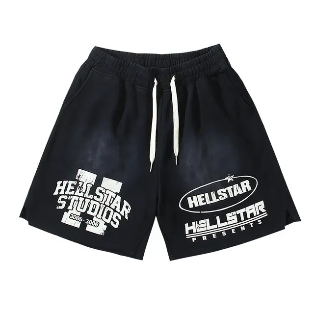 Hellstar Graphic Print Contrast-Sleeve Oversized T-Shirt 3