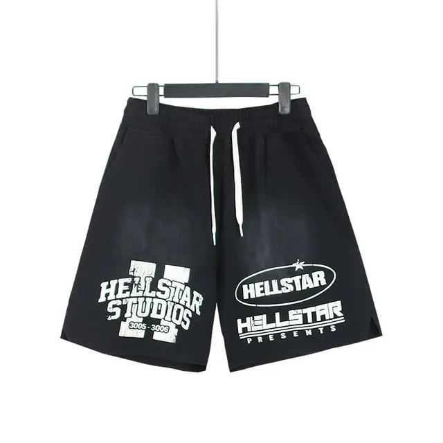 Hellstar Graphic Print Contrast-Sleeve Oversized T-Shirt 6
