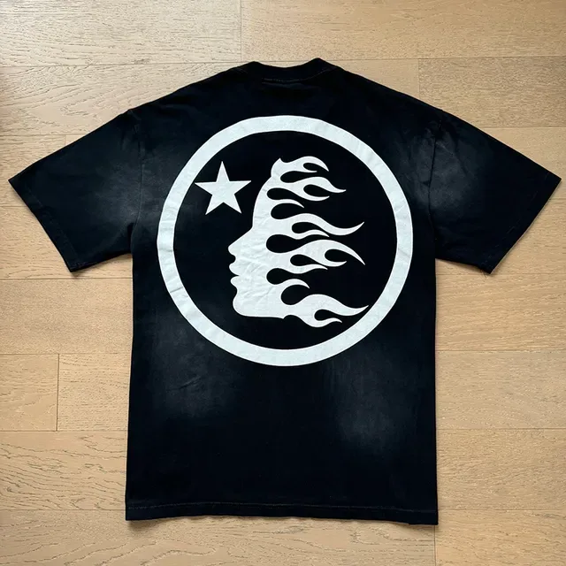 Hellstar Camiseta com Estampa Gráfica de Gola Redonda e Short com Cordão Conjunto Casual 5