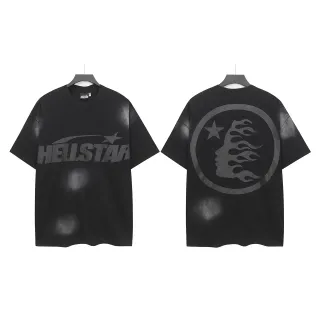 Hellstar Oversized Distressed Graphic T-Shirt