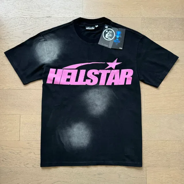 Hellstar Oversized Distressed Pink Graphic T-Shirt 6