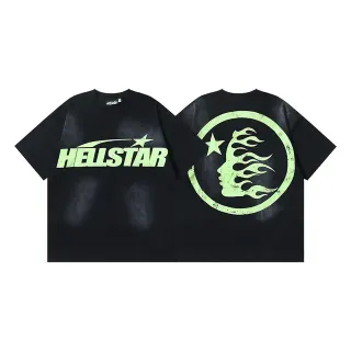 Hellstar Oversized Graphic Print Black T-Shirt