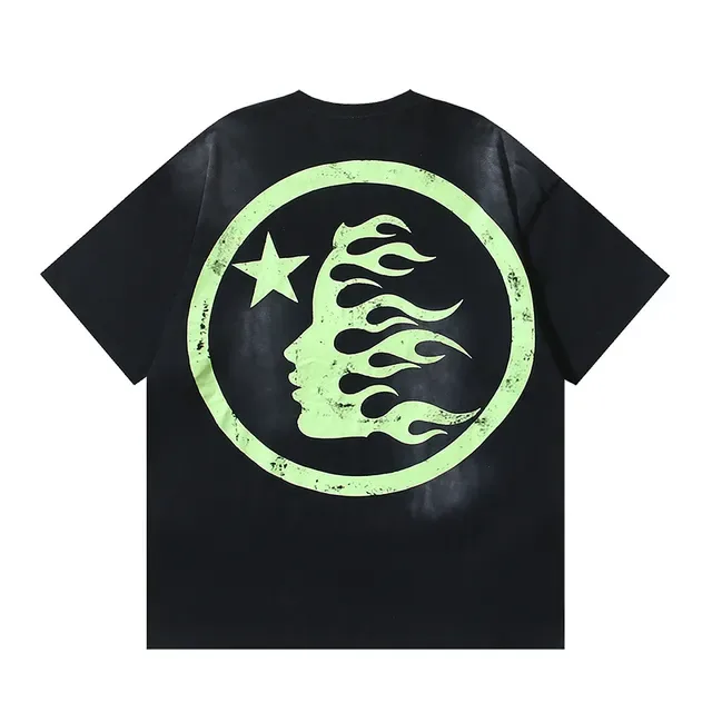 Hellstar Oversized Graphic Print Black T-Shirt 3