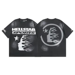 Hellstar Sports Graphic Oversized Black T-Shirt
