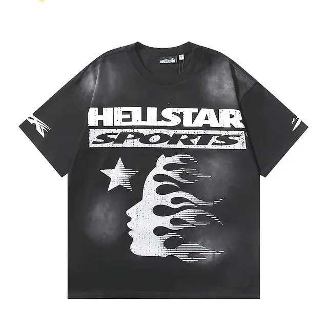 T-shirt graphique sport oversize noir Hellstar 2