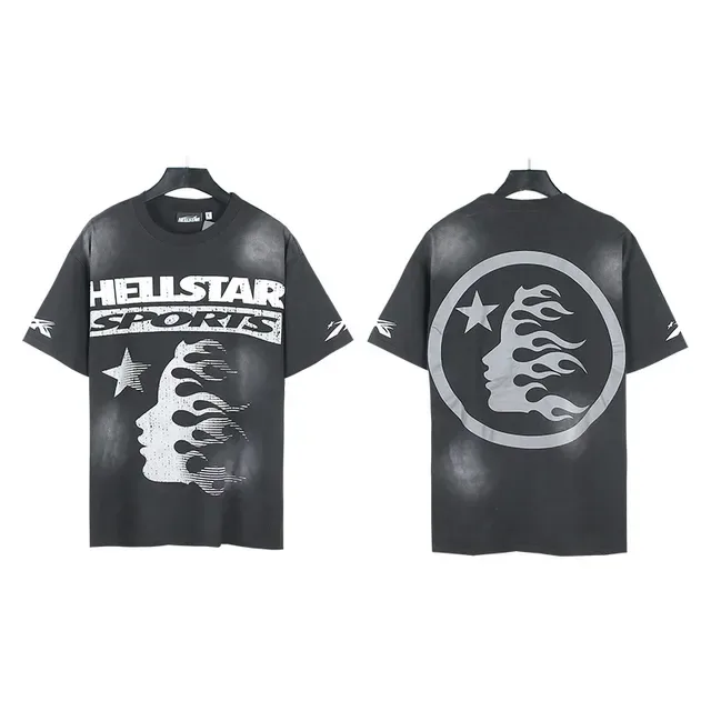 T-shirt graphique sport oversize noir Hellstar 4